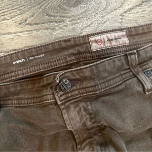 AG Adriano Goldschmied Brown Denim Jeans